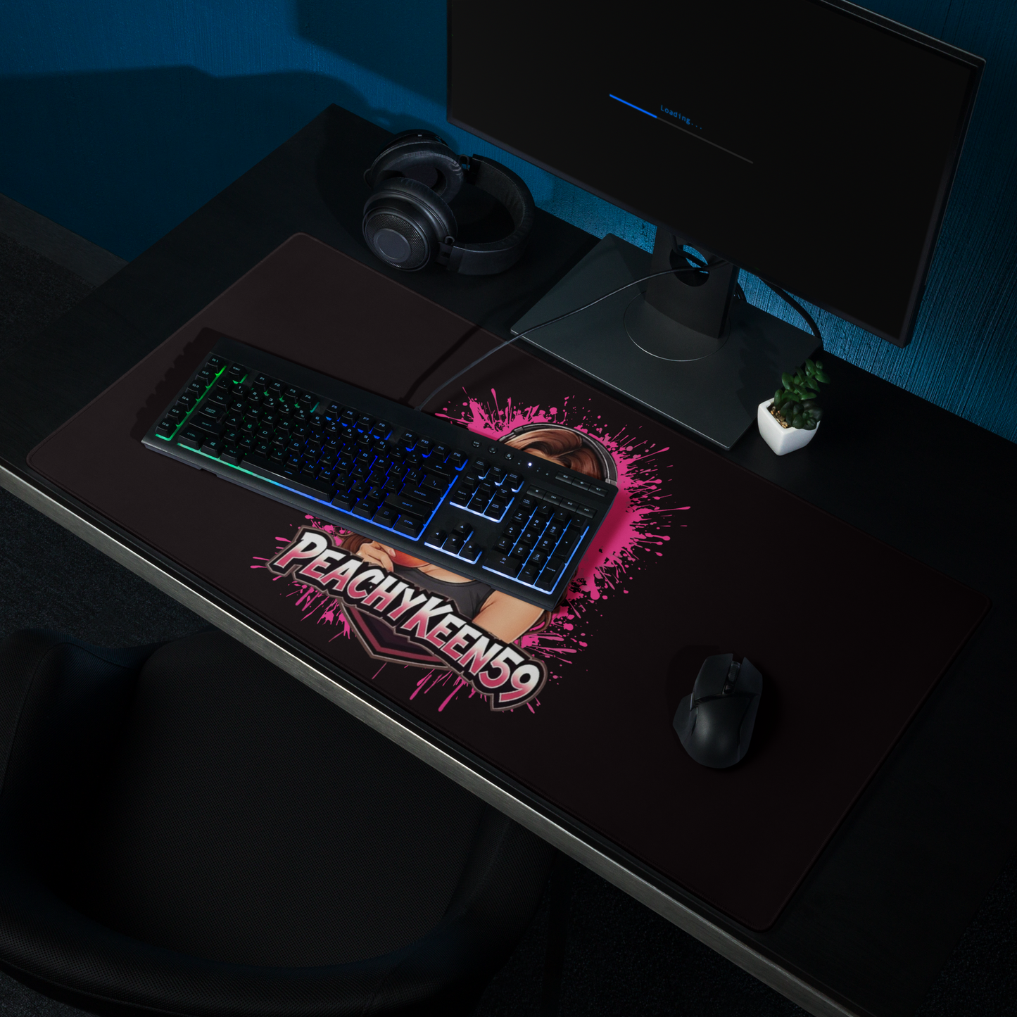 PeachyKeen Gaming Mouse Pad
