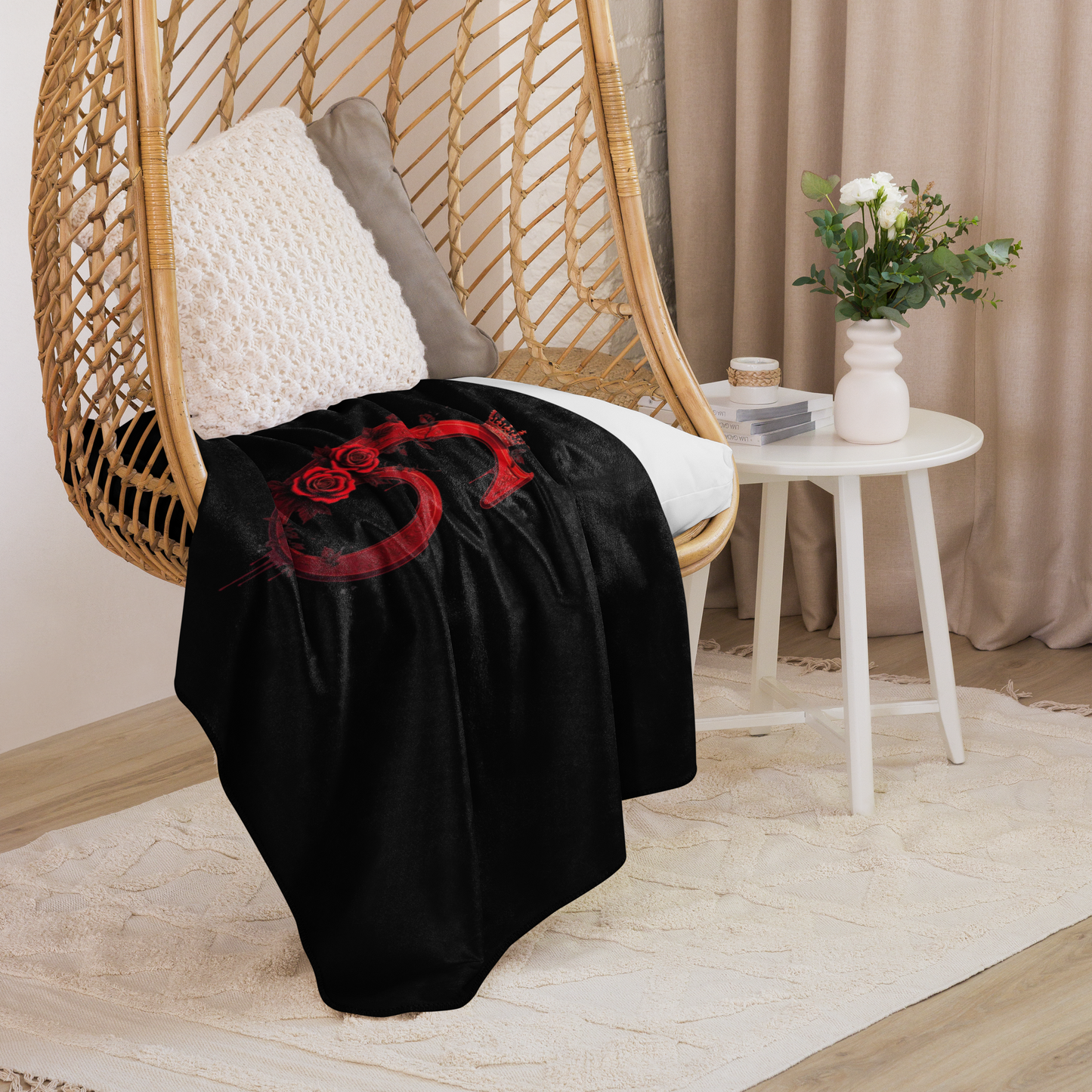 Crimson 6 Sherpa Blanket