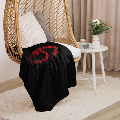 Crimson 6 Sherpa Blanket