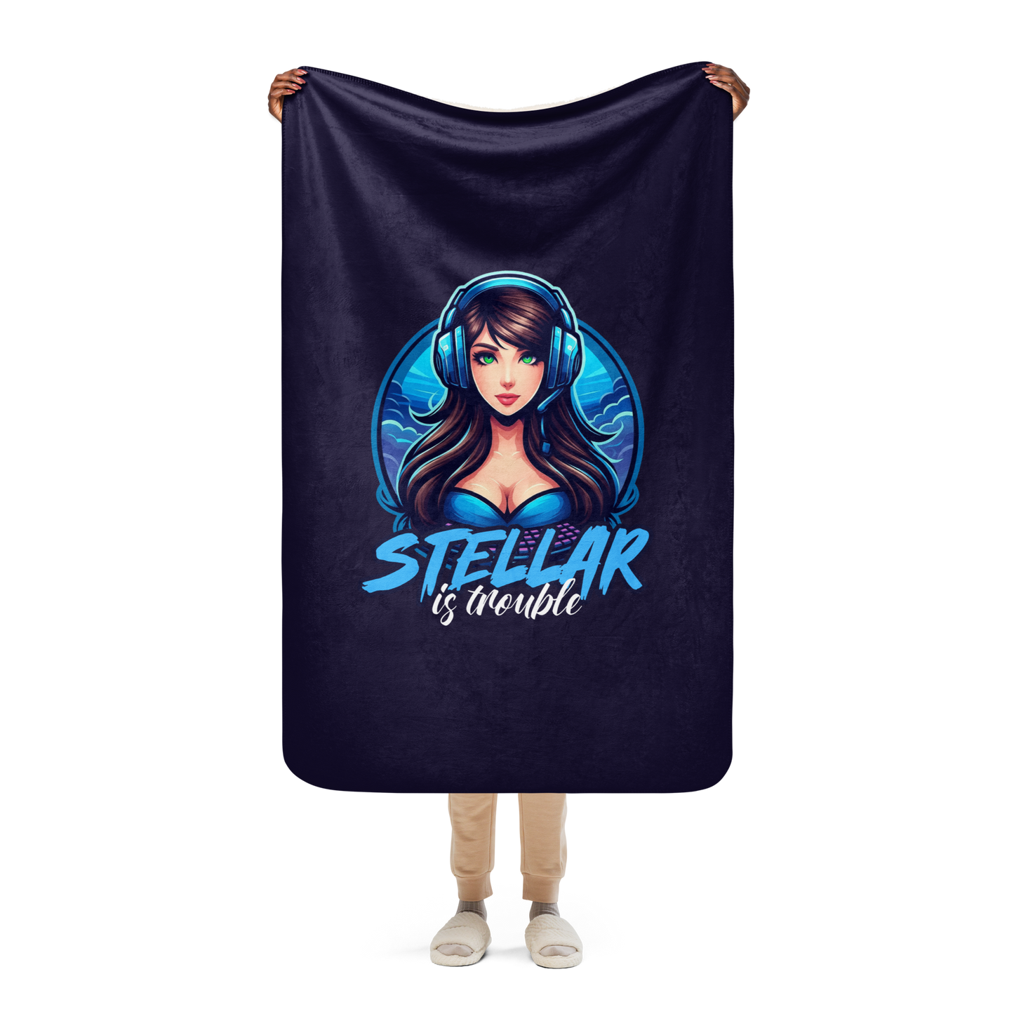 StellarIsTrouble Sherpa Blanket
