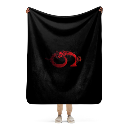 Crimson 6 Sherpa Blanket