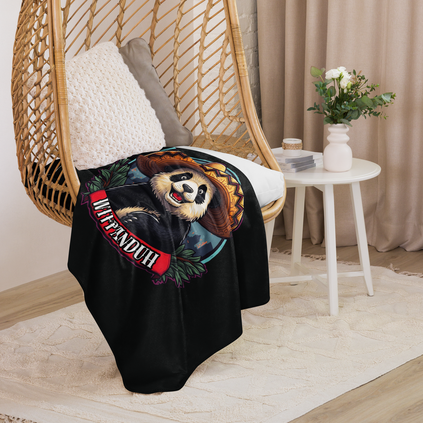 WTFPANDUH Sherpa Blanket