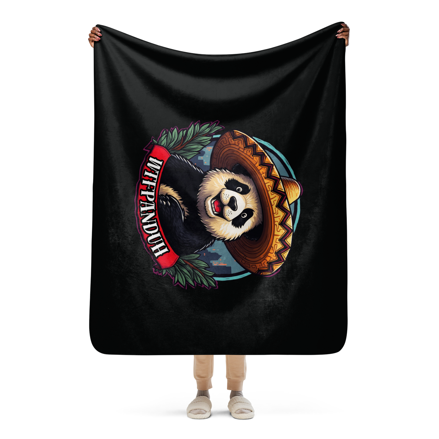 WTFPANDUH Sherpa Blanket