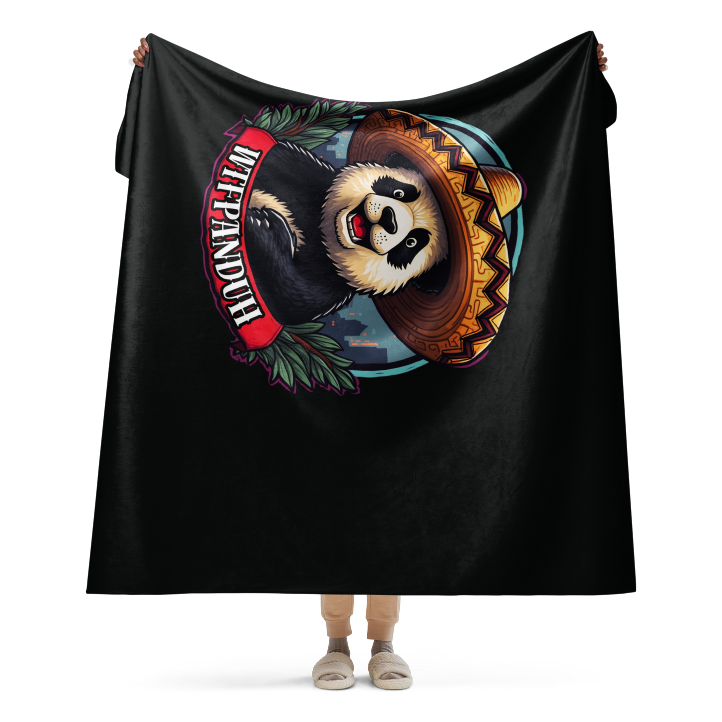 WTFPANDUH Sherpa Blanket