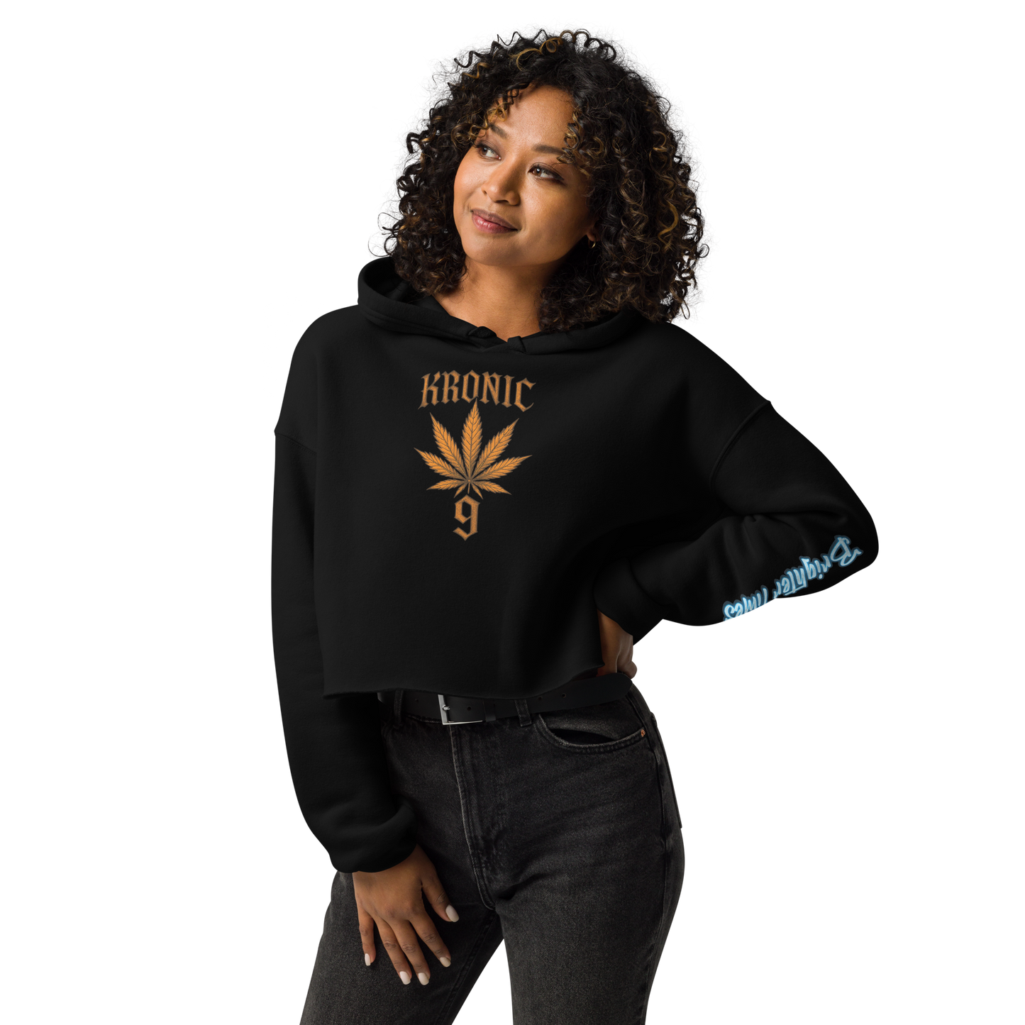 Kronic 9 Cropped Hoodie